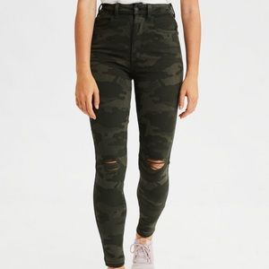 Camo American eagle jeans